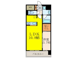 ドン・ﾊﾟﾚｽ江坂の物件間取画像